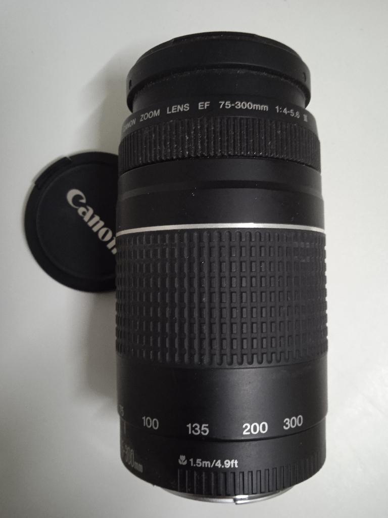 Canon EF 75-300 mm f/4 à f/5,6 III, Enlèvement ou Envoi, Comme neuf, Téléobjectif, Zoom