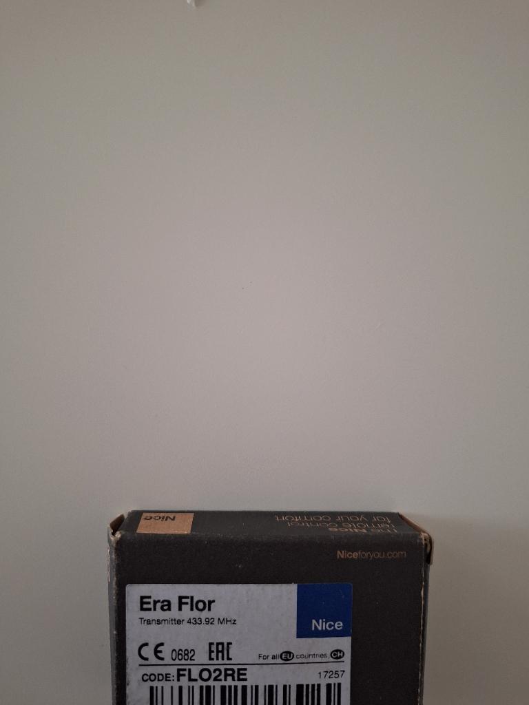 Afstandsbediening poort-deur Era FLOR2RE, Ophalen, Receiver of Versterker