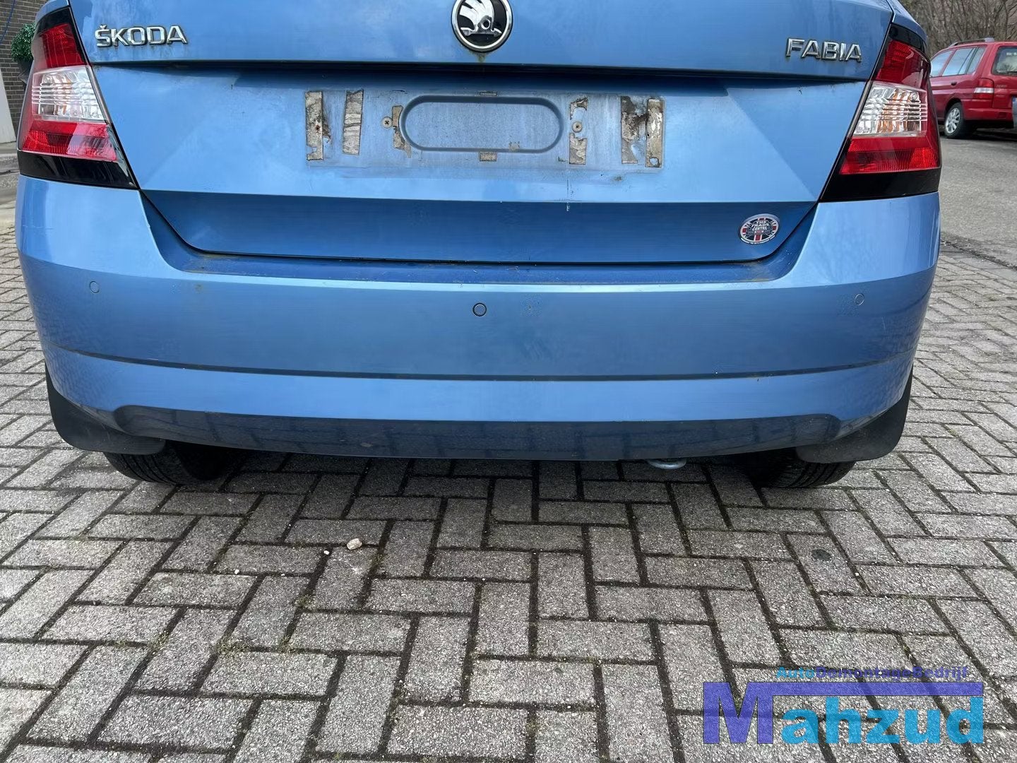 SKODA FABIA 3 BLAUW LQ5X achterbumper 2014-2021, Infoline@skoda-auto.cz, Arrière, Pare-chocs, Tr. Vaclava Klementa 869
293 01  Mlada Boleslav, CZ
