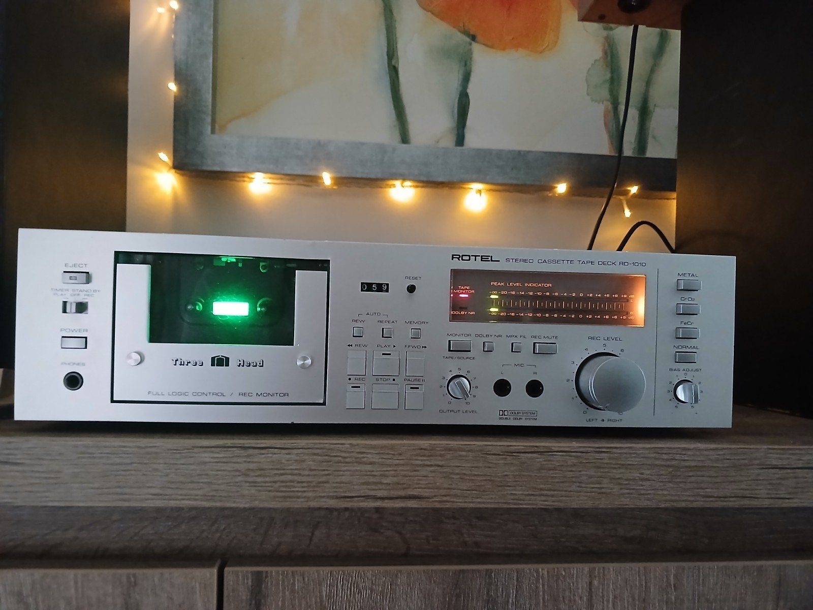 ROTEL RD-1010 (3-Head) – Geserviced & In Absolute Nieuwstaat, Audio, Tv en Foto, Ophalen of Verzenden