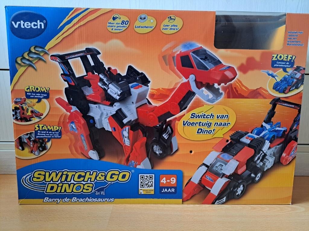 Vtech Switch & Go Dinos Barry de Brachiosaurus, Enlèvement, Comme neuf, 4 à 6 ans