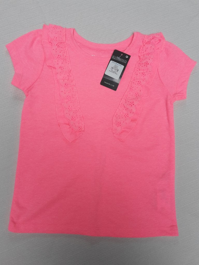 Splinternieuw fluo roze T-shirt, maat 110, Kinderen en Baby's, Kinderkleding | Maat 110, Ophalen of Verzenden, Nieuw, Meisje, Shirt of Longsleeve