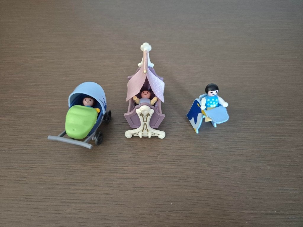 Playmobil: 3 baby's met accessoires, Ophalen, Zo goed als nieuw, Losse onderdelen, Figuren