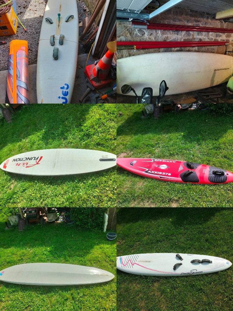 3 Planches a voile, Enlèvement, Utilisé, Voile