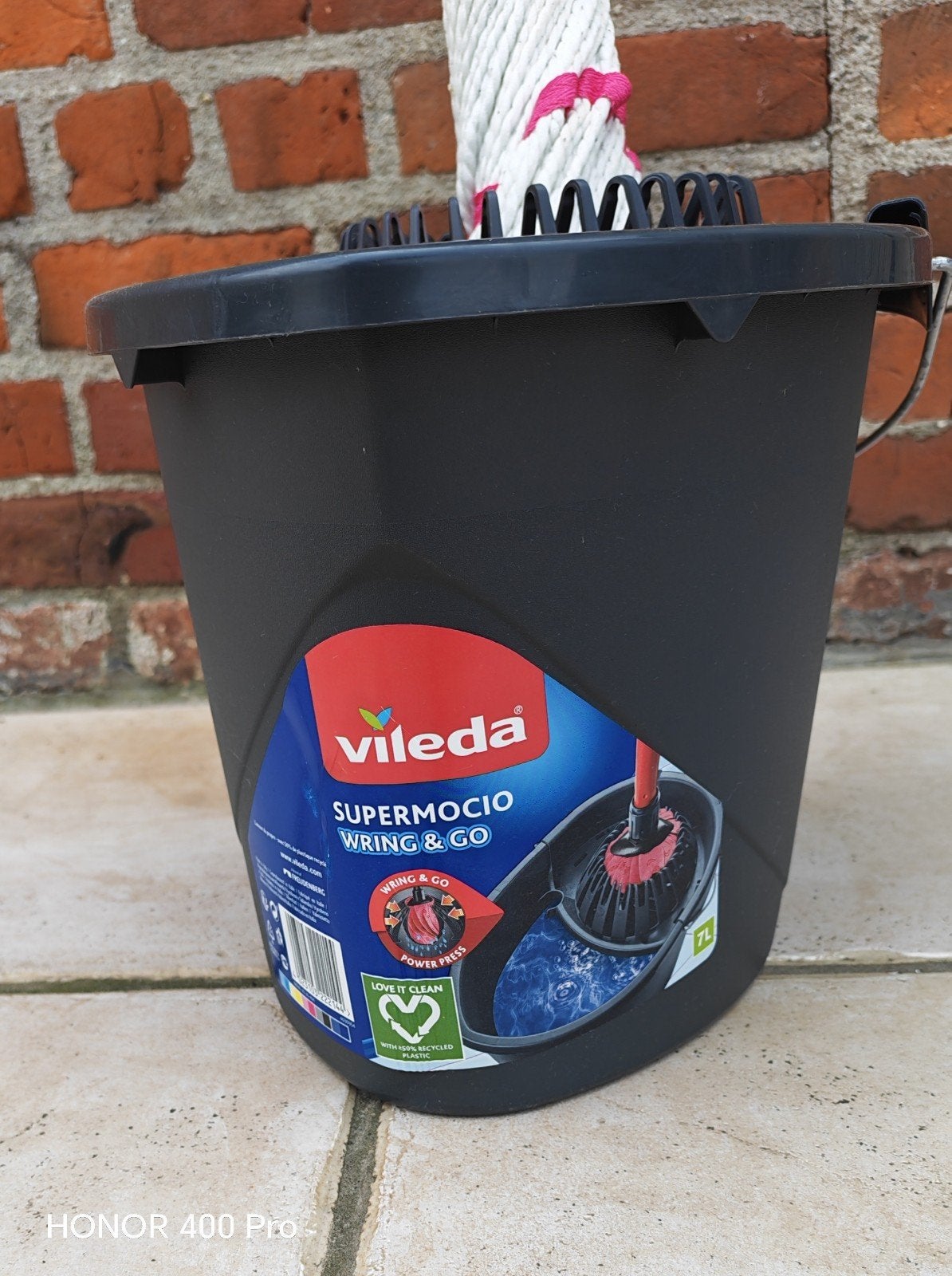 nouveau - Seau Vileda avec balai, Enlèvement