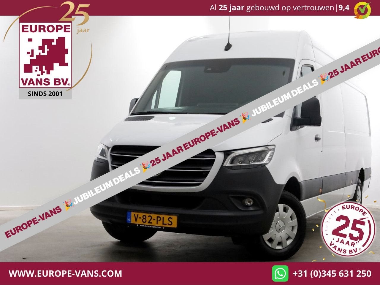 Mercedes-Benz Sprinter 317 CDI 170pk RWD 9G Automaat L3H2 Ma, Autos, Achat, Entreprise, Carnet d'entretien, Mercedes-Benz