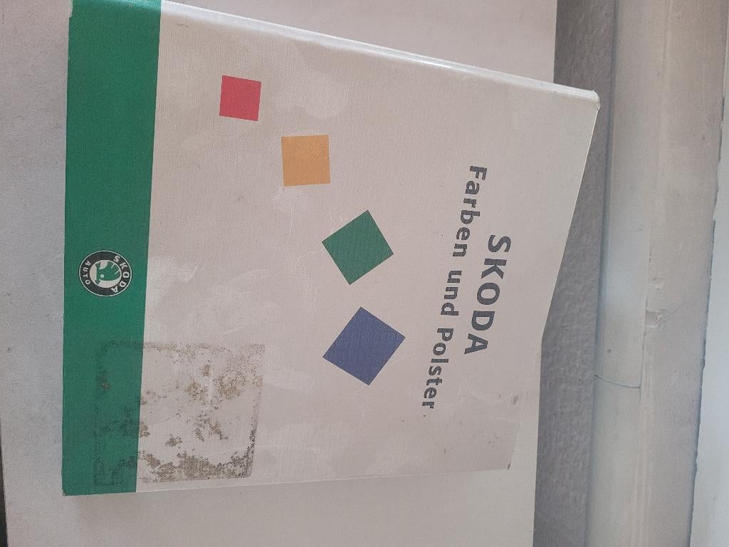 Pack Skoda - Nuancier Sellerie & Peinture Réelle, Enlèvement, Utilisé
