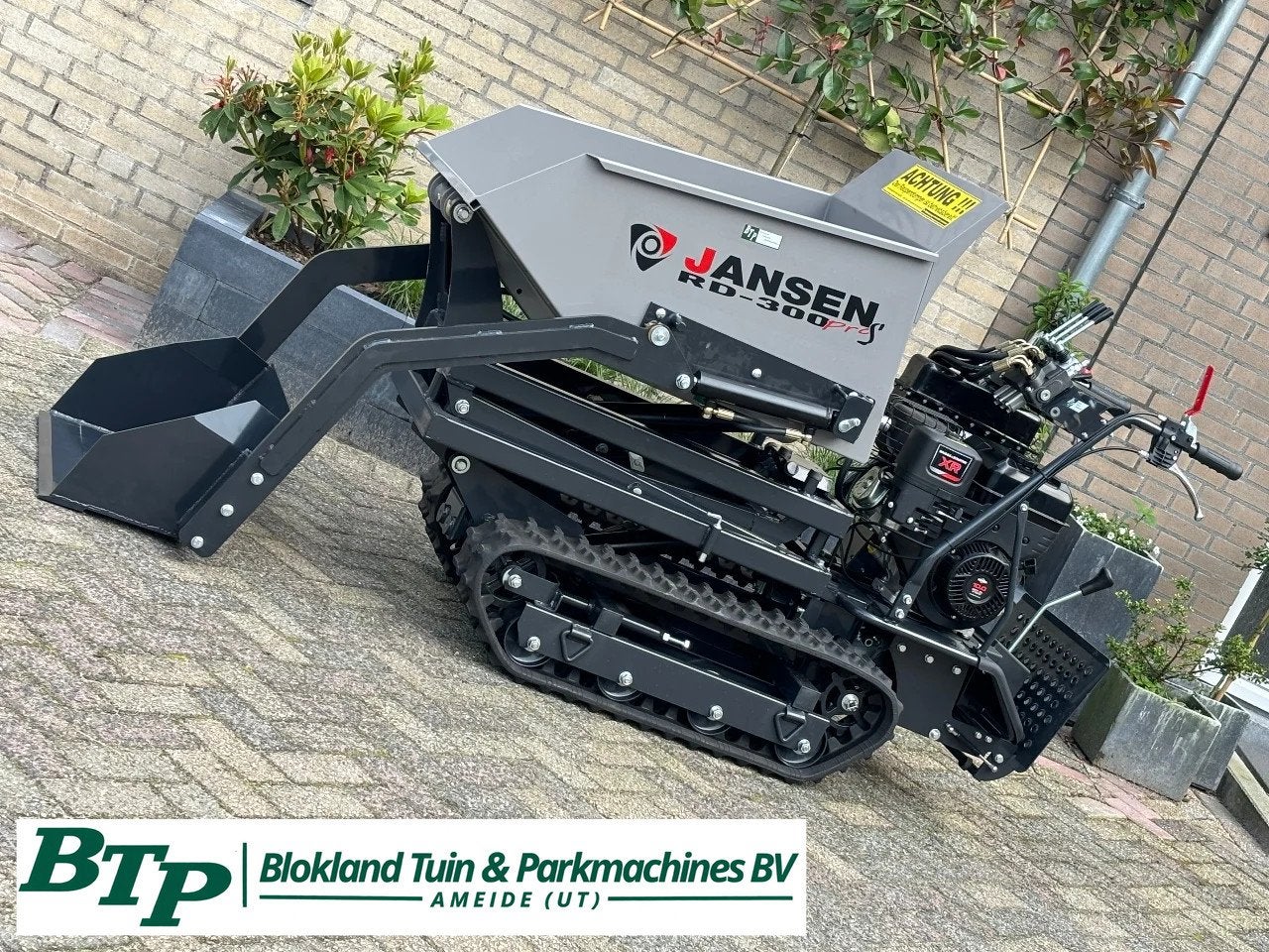 JANSEN Rupsdumper RD-300S hoogkipsysteem motorkruiwagen