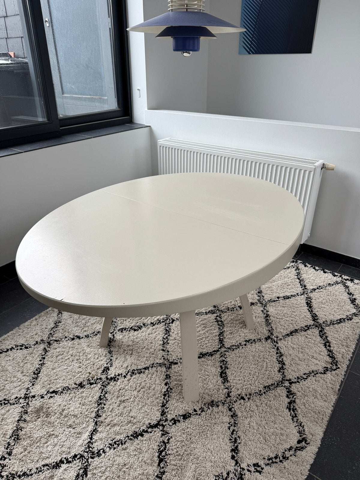 Uitschuifbare eettafel 150 x 110 – 200 x 110 cm, Huis en Inrichting, Ophalen, Gebruikt, 100 tot 150 cm, Eikenhout