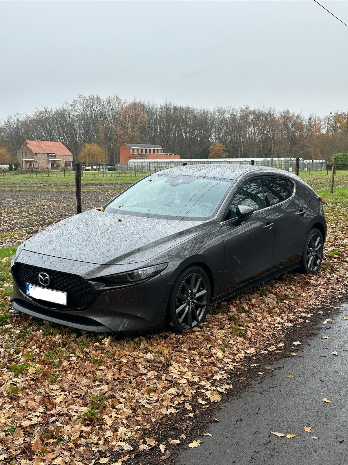 Mazda 3 Skycruise M-Hybrid Automaat - Full Option 46000KM, Autos, Cuir, Achat, Noir, 5 portes
