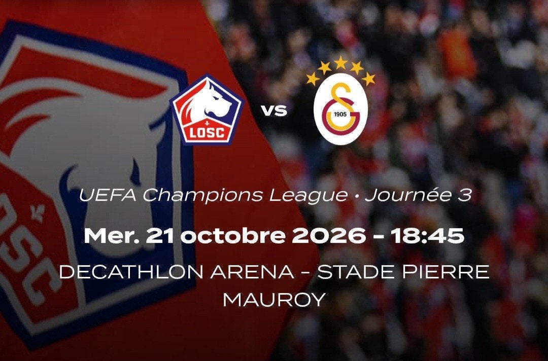 8 Tickets LOSC Lille vs. Galatasaray SK – Champions League