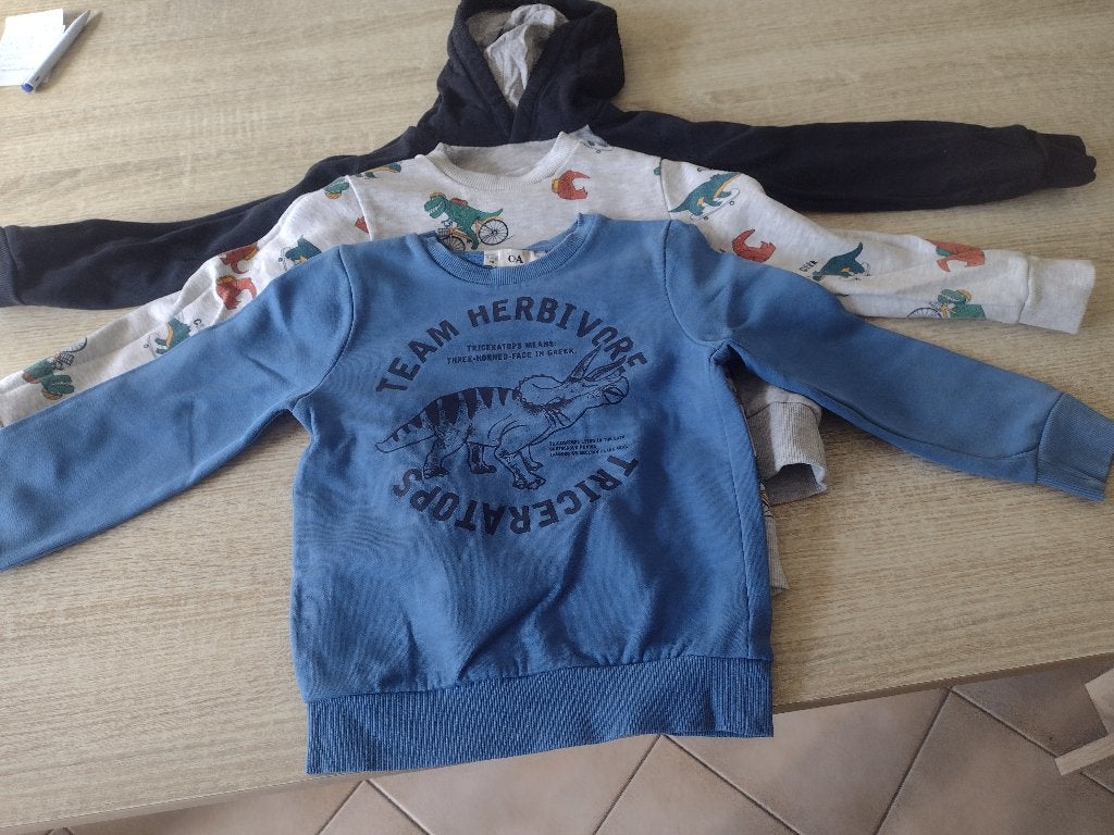 3 pulls C&A, garçon, Enfants & Bébés, Enlèvement, Utilisé, Taille 116