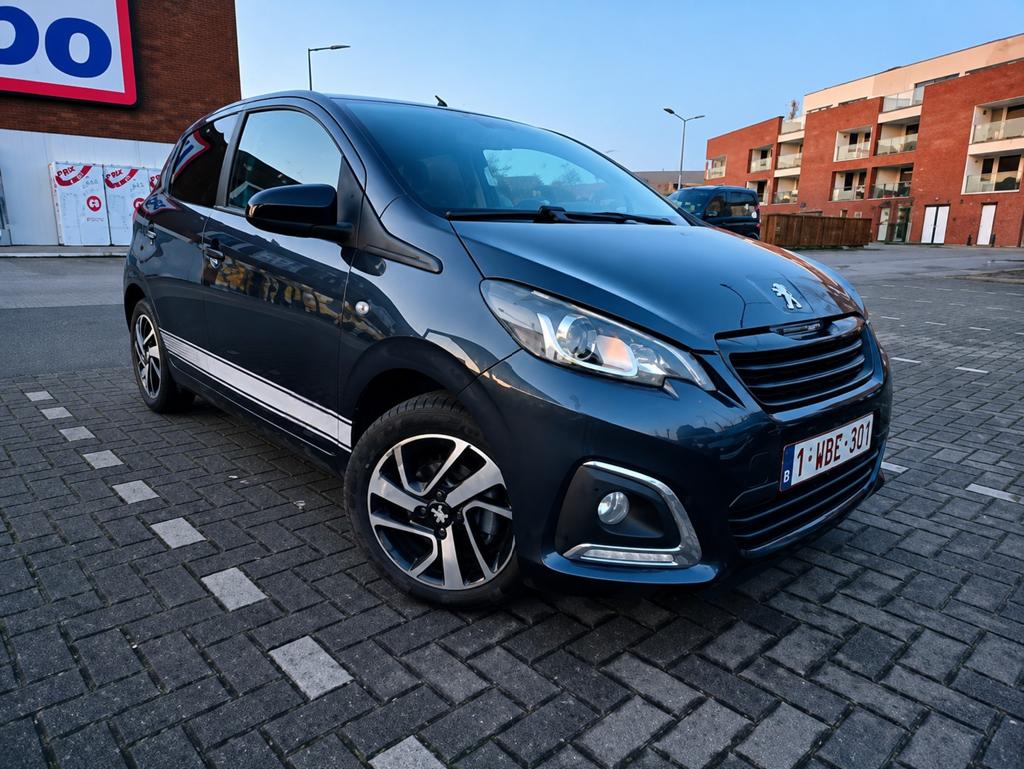 Peugeot 108 2015, Auto's, Peugeot, Bedrijf, Apple Carplay, Bluetooth, Cruise Control, Lichtmetalen velgen, Benzine, Blauw, Blauw