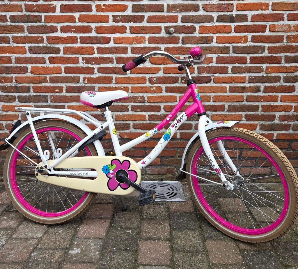 Loekie kinderfiets, Ophalen, Gebruikt, Terugtraprem, Loekie.