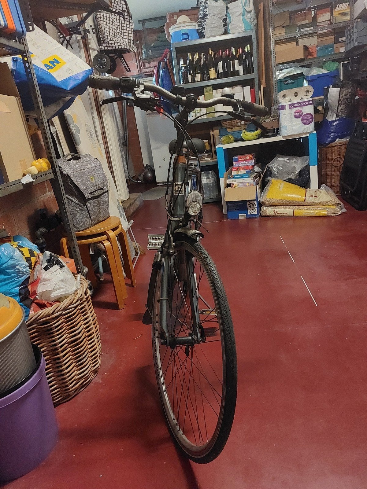 Fiets - Norta (grijs), 53 tot 56 cm, Versnellingen, Zo goed als nieuw, Schijfrem