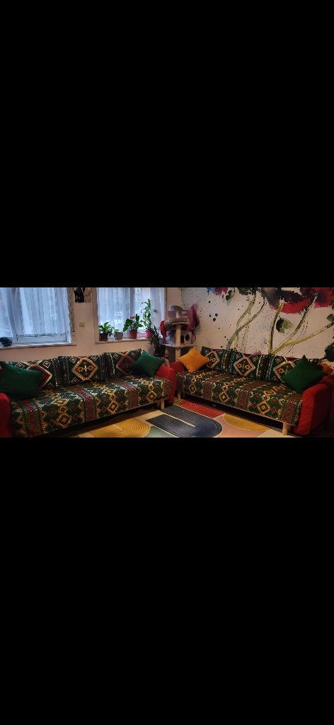canapés-lits IKEA GRUNNARP 3 places – beige, 200 à 250 cm, Banc droit, Comme neuf, Enlèvement