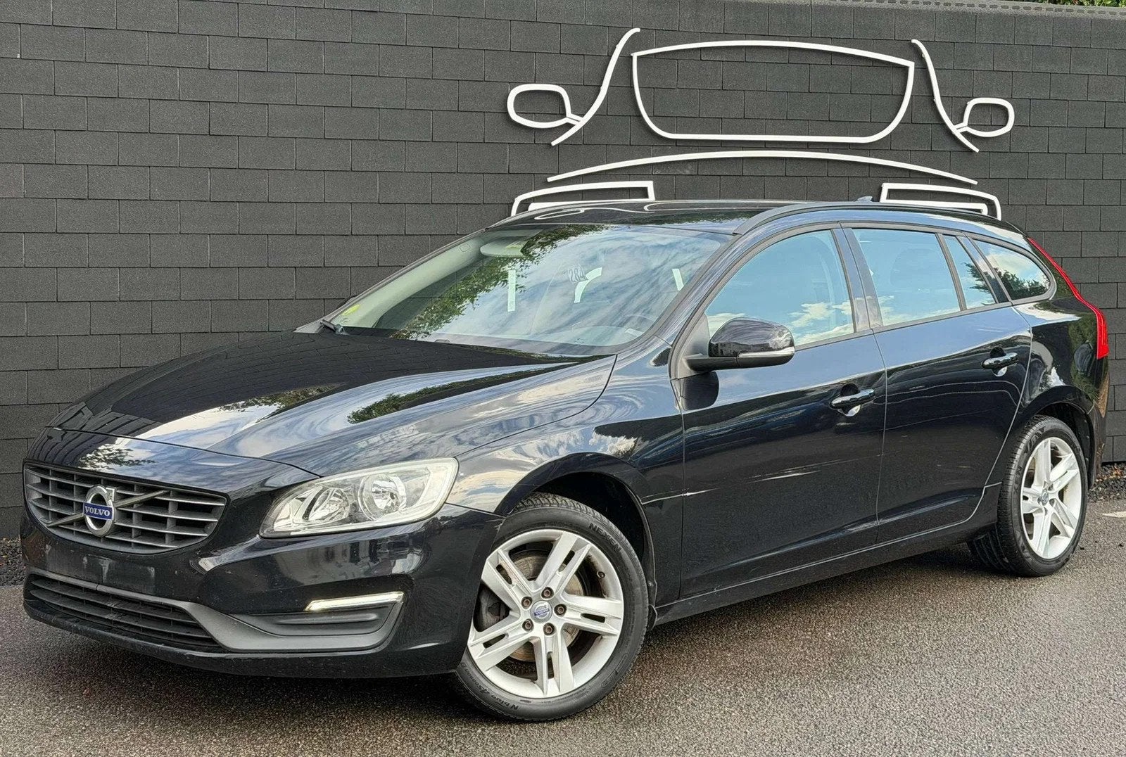Volvo V60 1.6+AIRCO+NAVI+JANTES+EURO 5B, Euro 5, Achat, Boîte manuelle, Noir