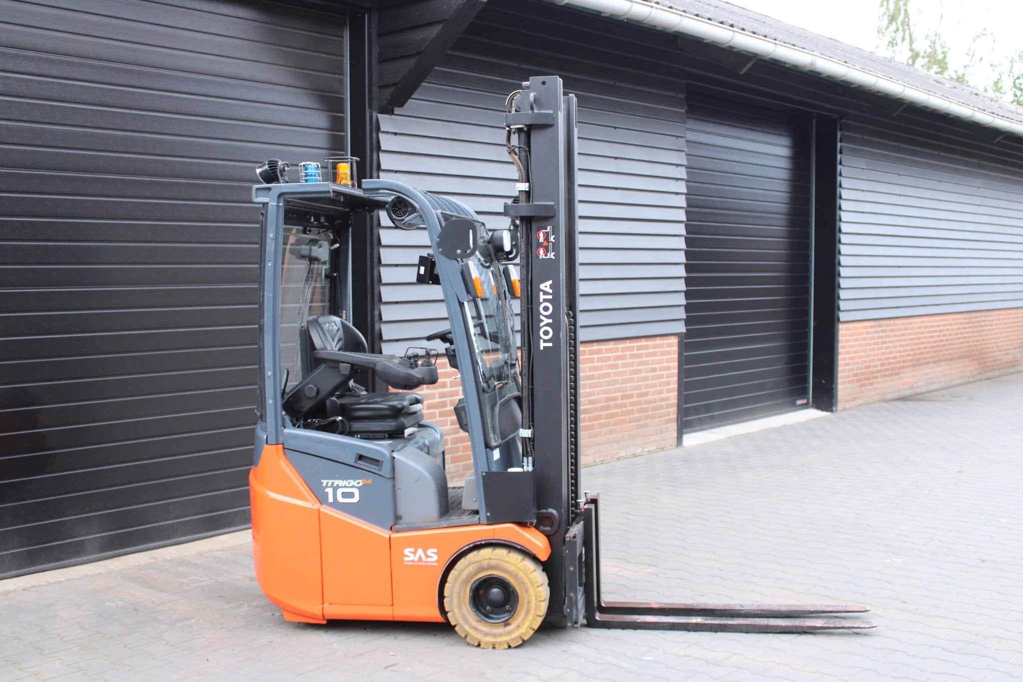 Toyota 7FBEST10 heftruck elektrische triplex sidesift, Zakelijke goederen, Machines en Bouw | Heftrucks en Intern transport, 1000 tot 2000 kg