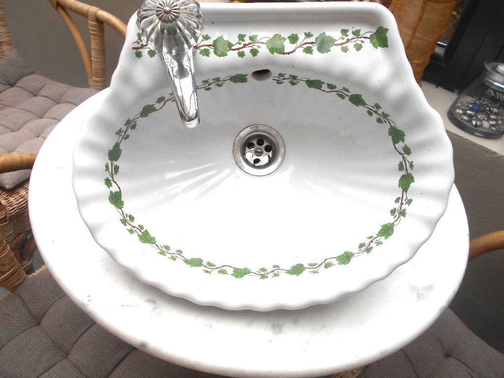 lave main evier Porcelaine de Paris, Ophalen