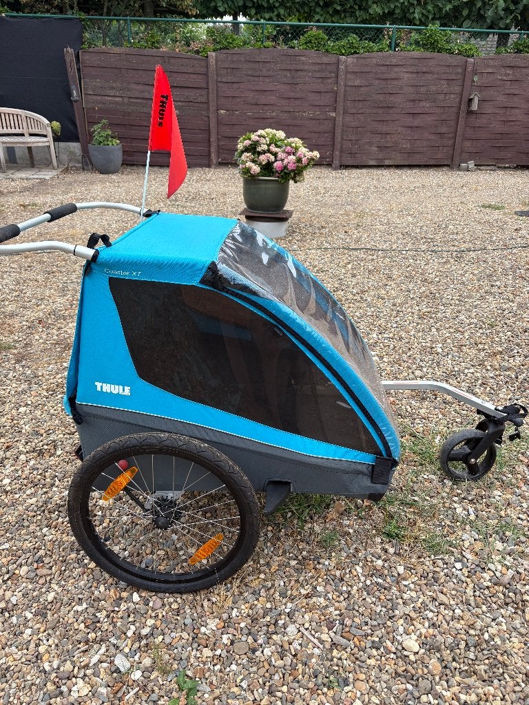 fietskar thule coaster xt, Fietsen en Brommers, Ophalen, Zo goed als nieuw, Kinderkar, Thule