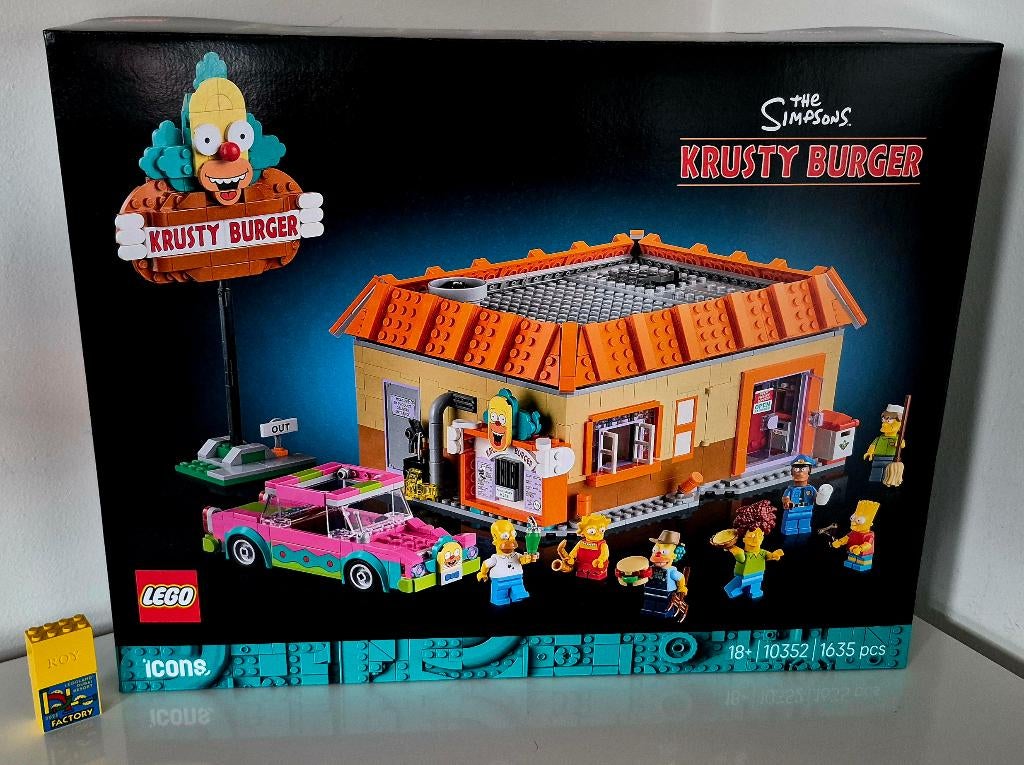 Lego 10352 The Simpsons: Krusty Burger, Ophalen of Verzenden, Nieuw, Complete set, Lego