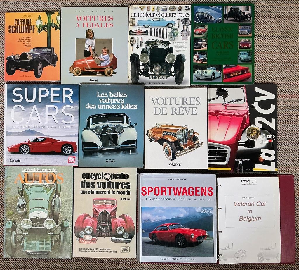 Livres automobiles - 1 lot de 12 livres, Enlèvement ou Envoi, Comme neuf