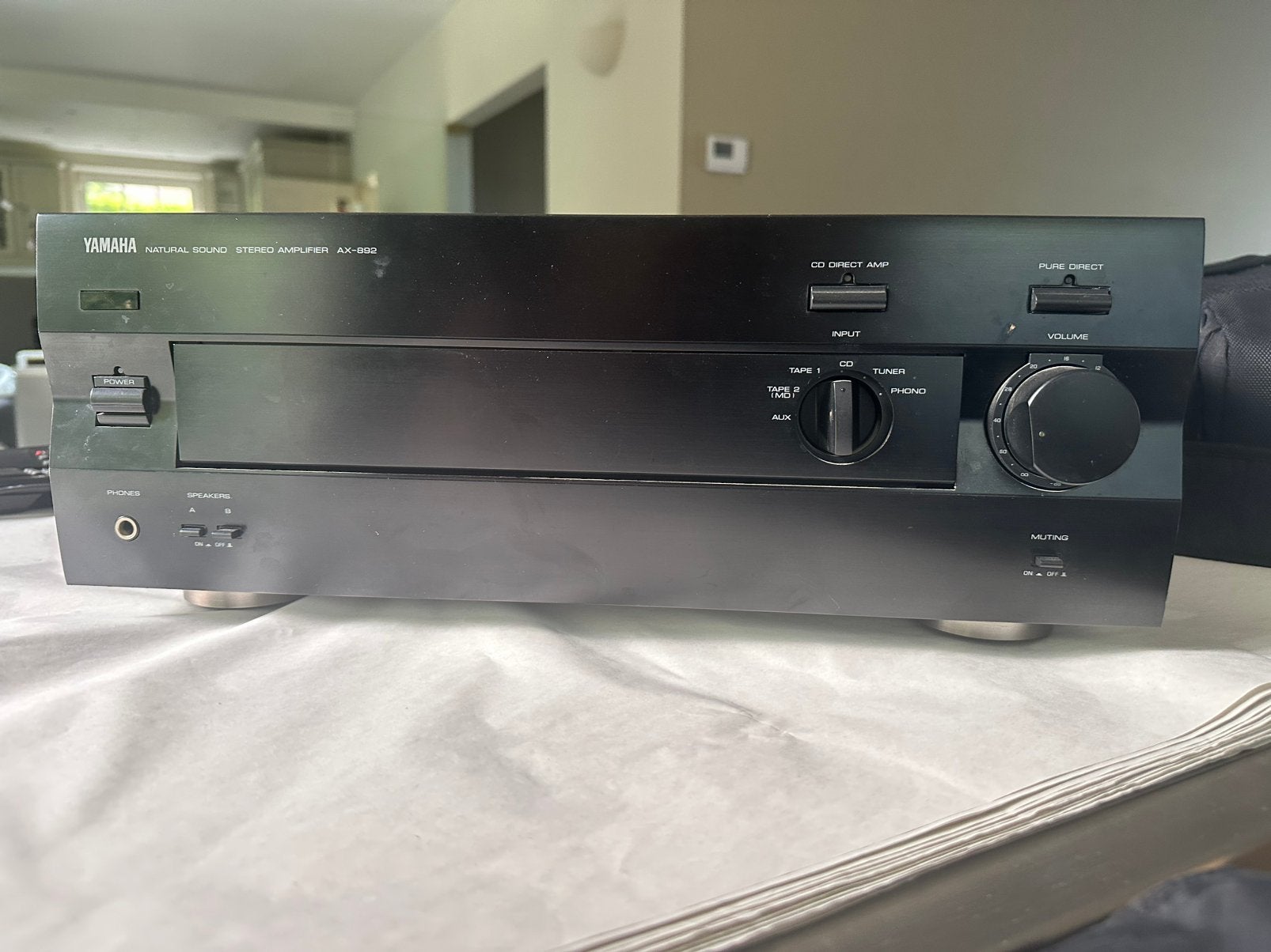 Yamaha natural sound stereo amplifier AX-892, Audio, Tv en Foto, Versterkers en Ontvangers, Ophalen, Gebruikt, Stereo, Yamaha