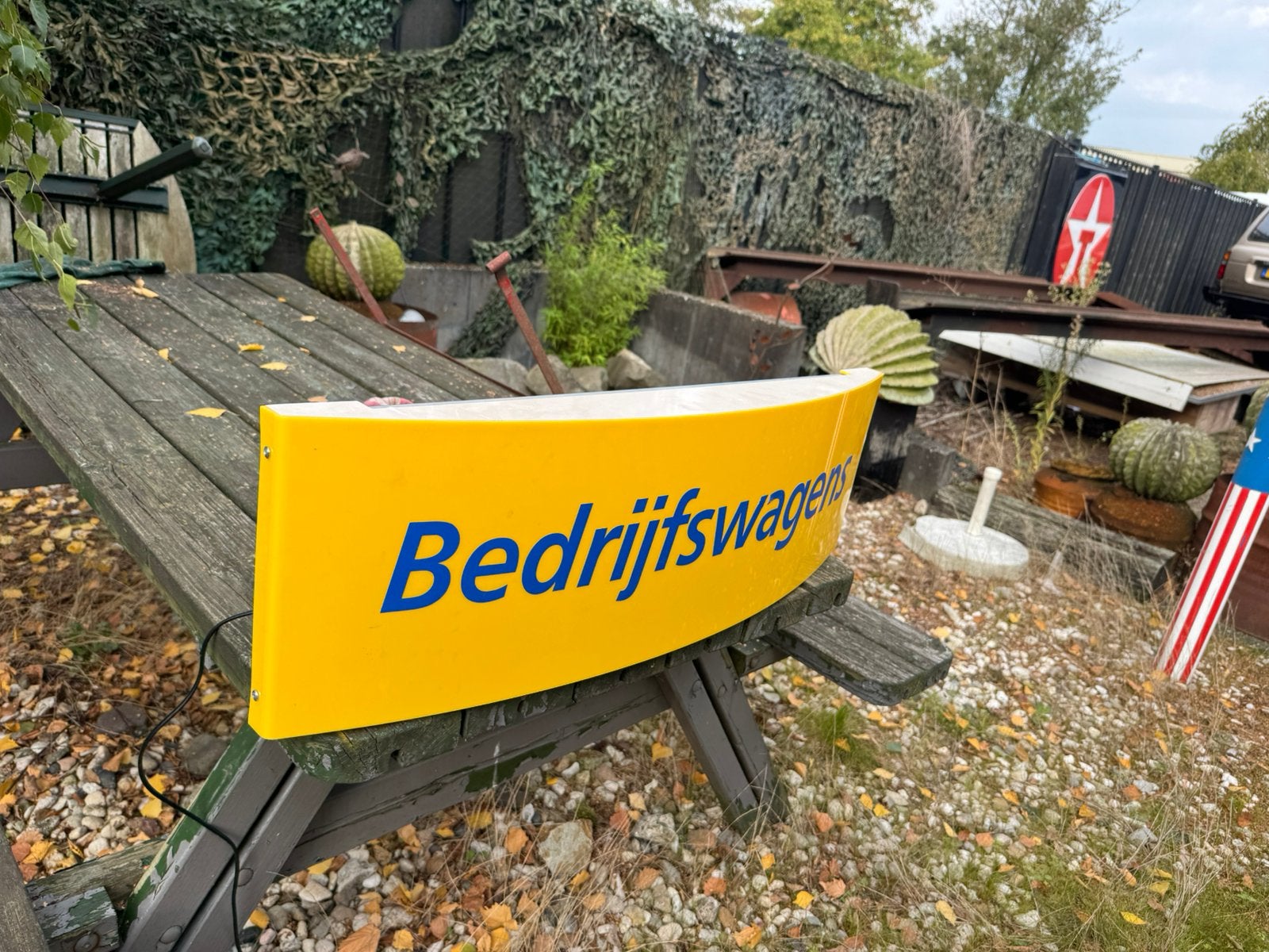 Bedrijfswagens reclame lichtbak, Verzamelen, Ophalen, Gebruikt, ., Lichtbak of (neon) lamp