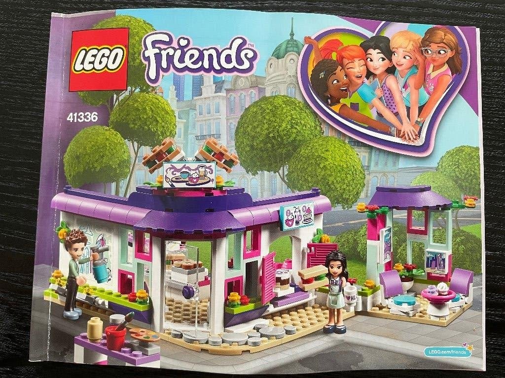 LEGO Friends 41336 Emma's Art Cafe, Lego, Ensemble complet, Friends, Comme neuf