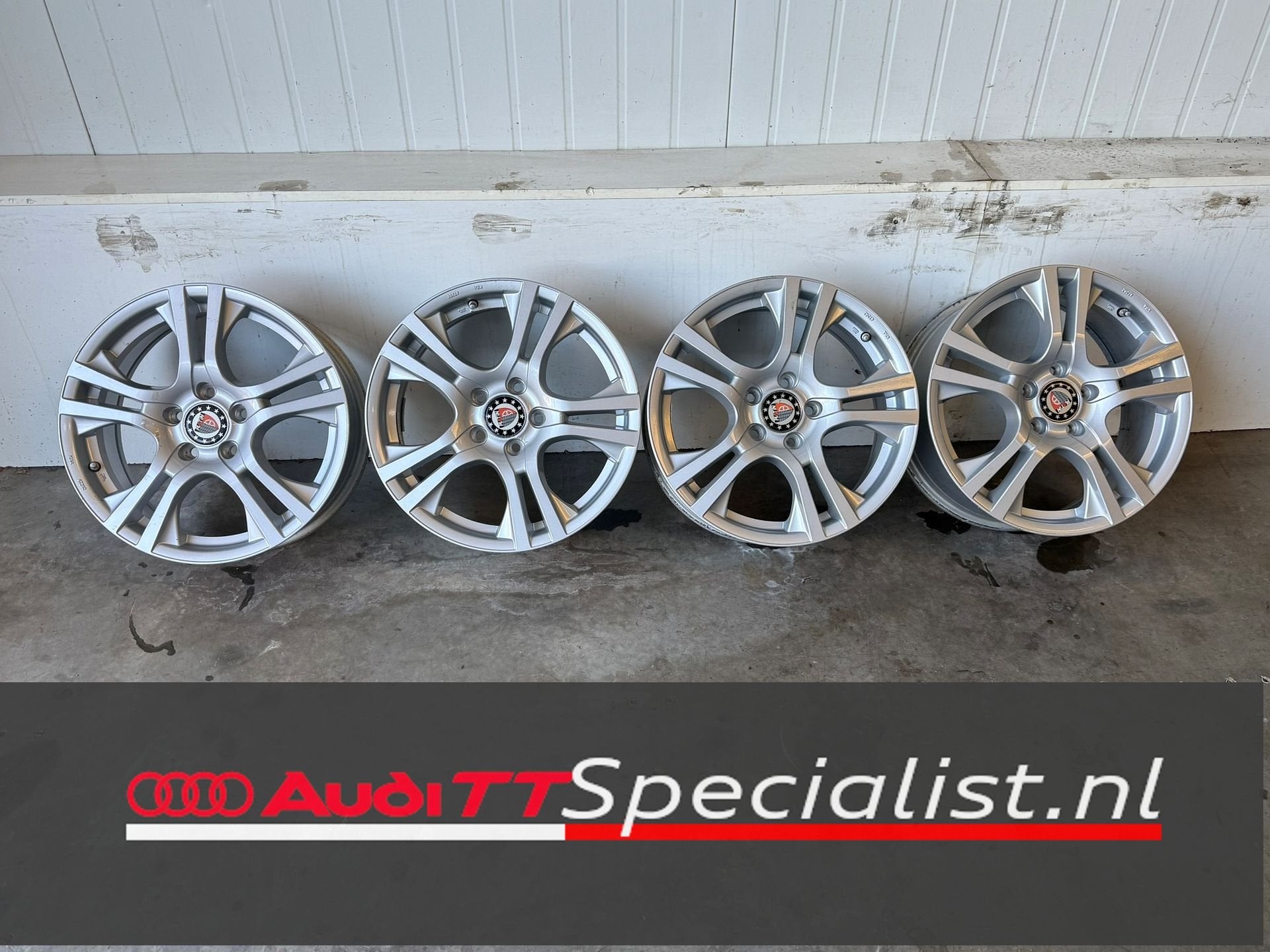 17 inch LM Velgen Platin P53 5x112 ET48, Auto-onderdelen, Banden en Velgen, Velg(en), 17 inch, Personenwagen, Gebruikt, Ophalen