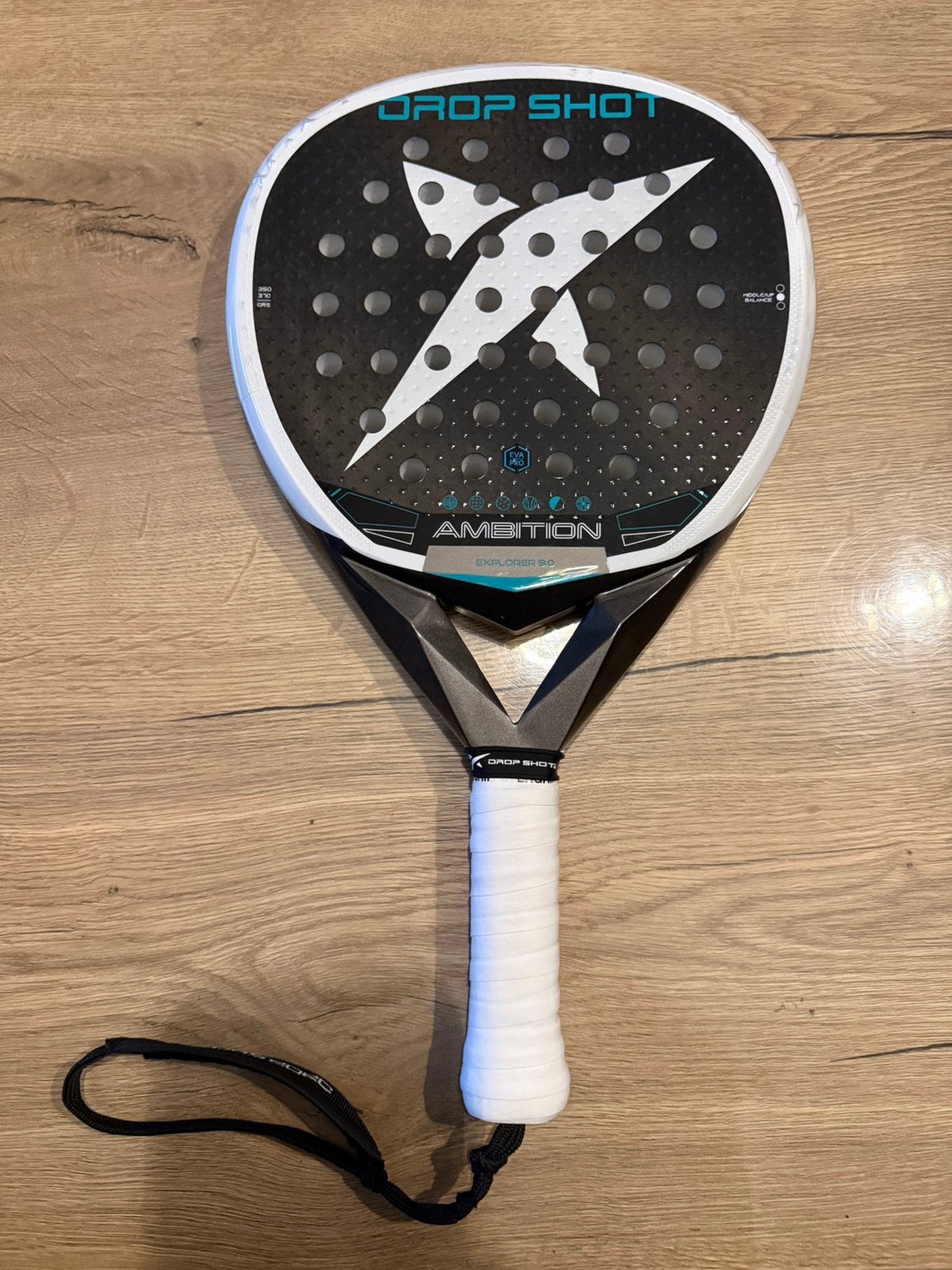 Dropshot explorer 9.0, Sport en Fitness, Ophalen, Zo goed als nieuw, Padelracket