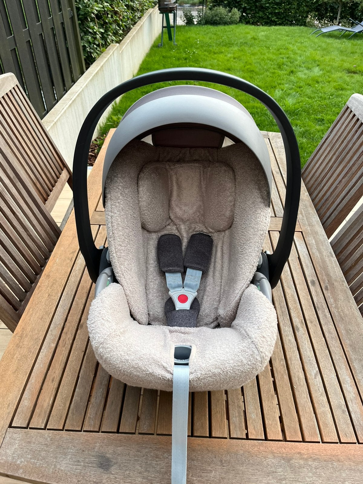 Siege(s) auto bébé Cybex Cloud T i-size Mirage Grey+ + base, Autres marques, Comme neuf, Enlèvement, Ceinture de sécurité ou Isofix