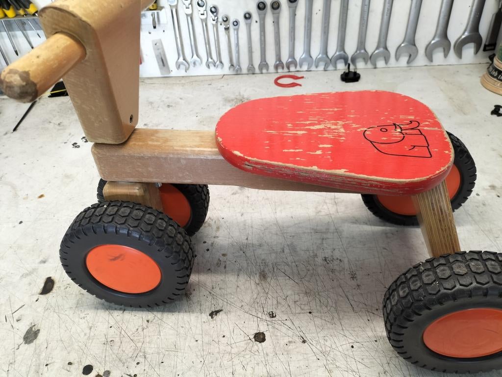 Loop fiets kids, Ophalen