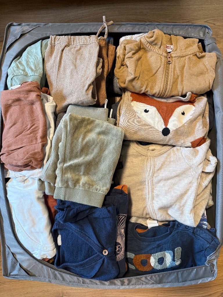 Babykledij jongens pakket + 100 stuks maat 62-68-74, Enlèvement, Comme neuf, Taille 68