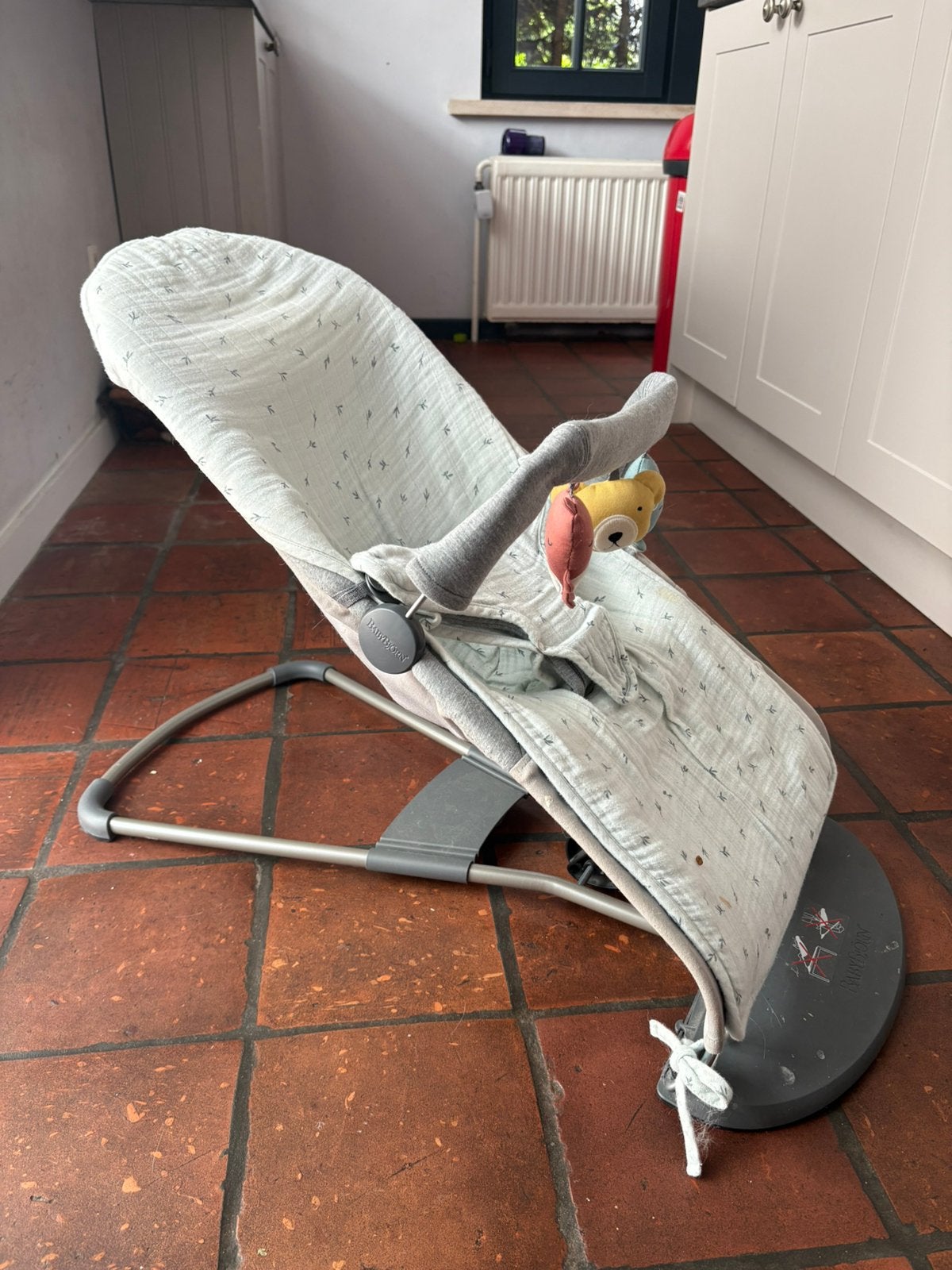 Wipper Babybjorn + speelboog en hoes, Kinderen en Baby's, Wipstoeltjes, Ophalen, Gebruikt, Wipstoel, Overige merken