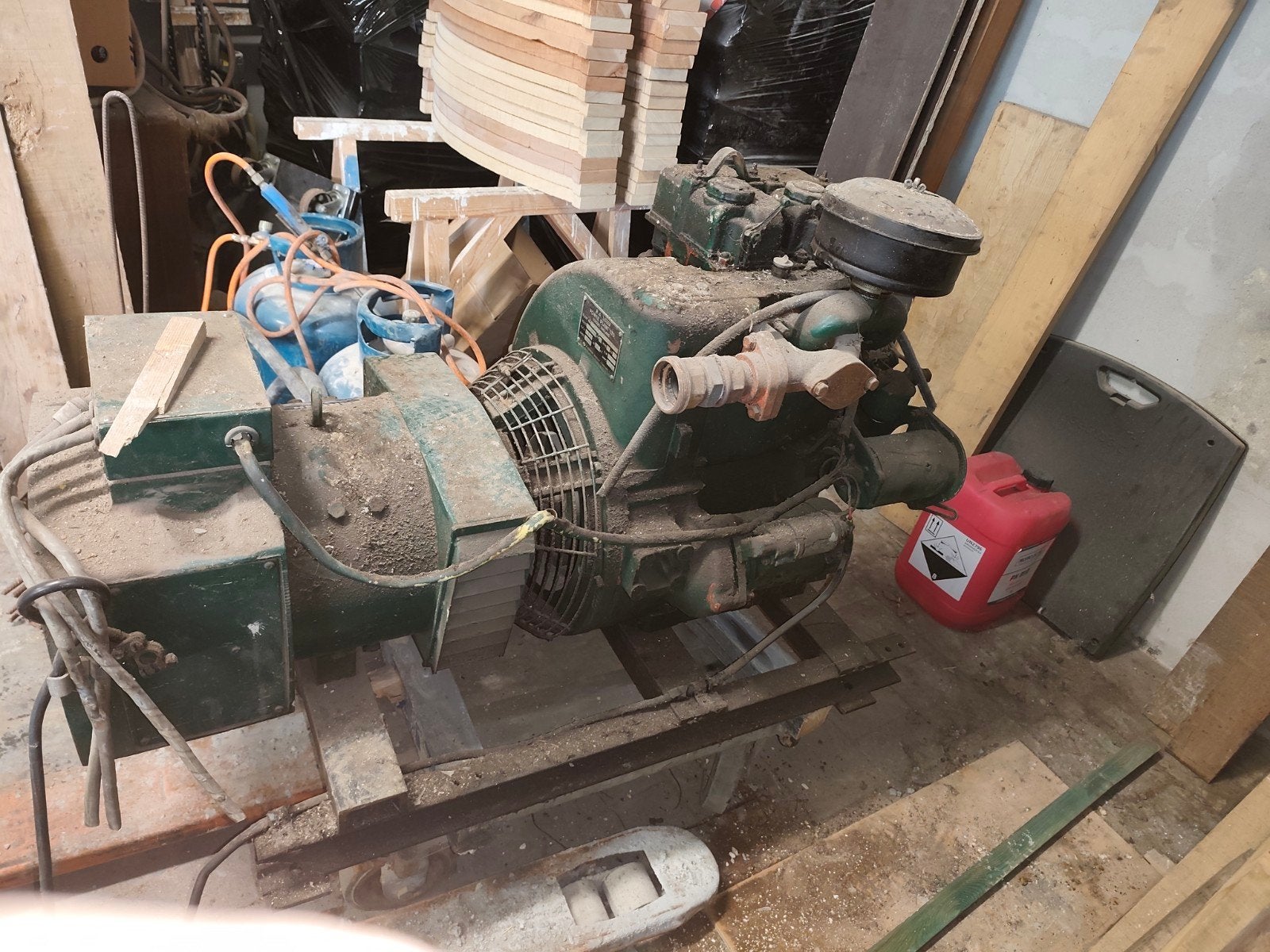 Lister motor, Ophalen