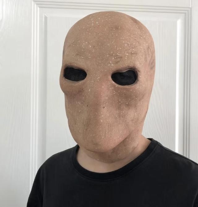 Masque d'horreur intégral en latex Slenderman, Envoi, Neuf