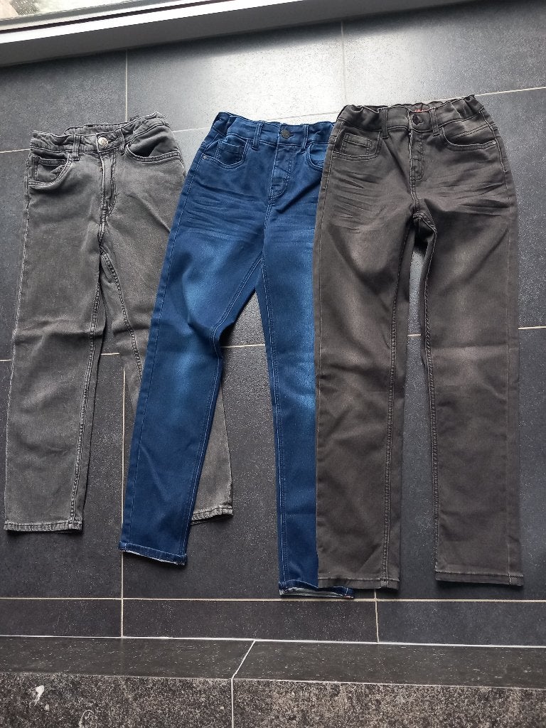 3 lange broeken 140, Enfants & Bébés, Vêtements enfant | Taille 140, Garçon, Enlèvement ou Envoi, HEMA, Pantalon