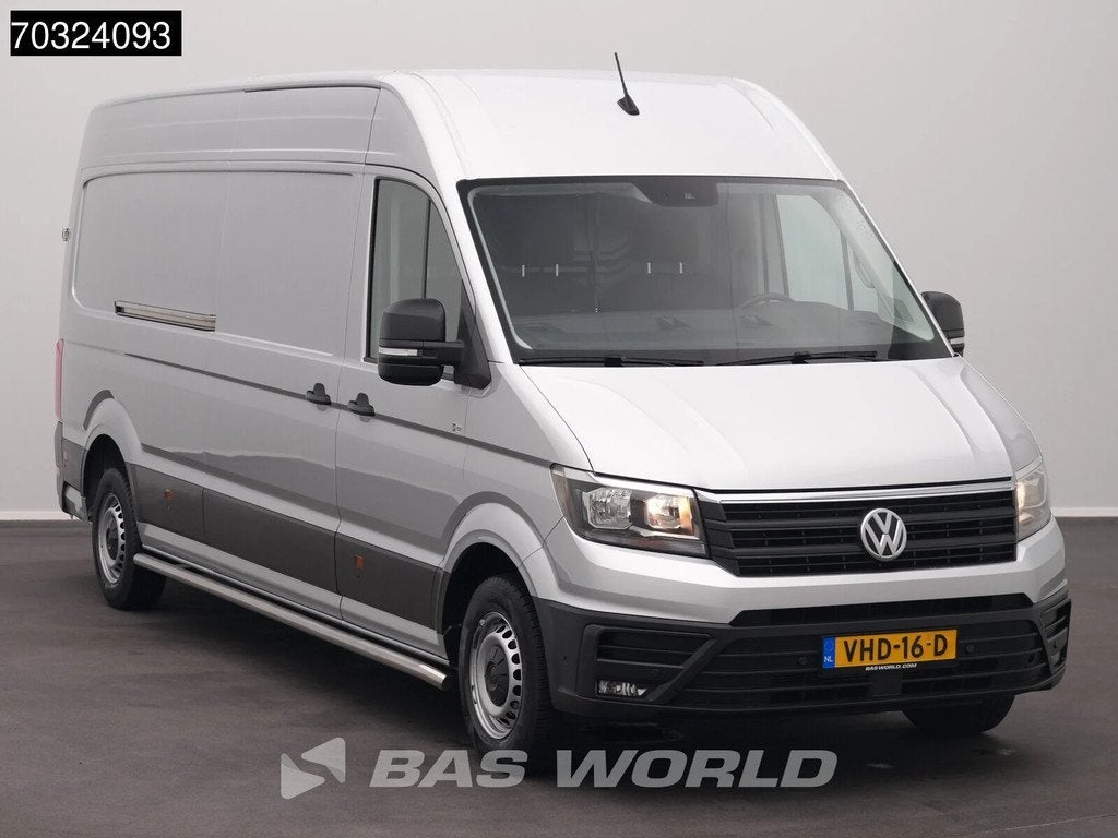 Volkswagen Crafter 140pk Automaat L4H3 Navi Airco Cruise Cam, Stof, Gebruikt, Euro 6, 4 cilinders