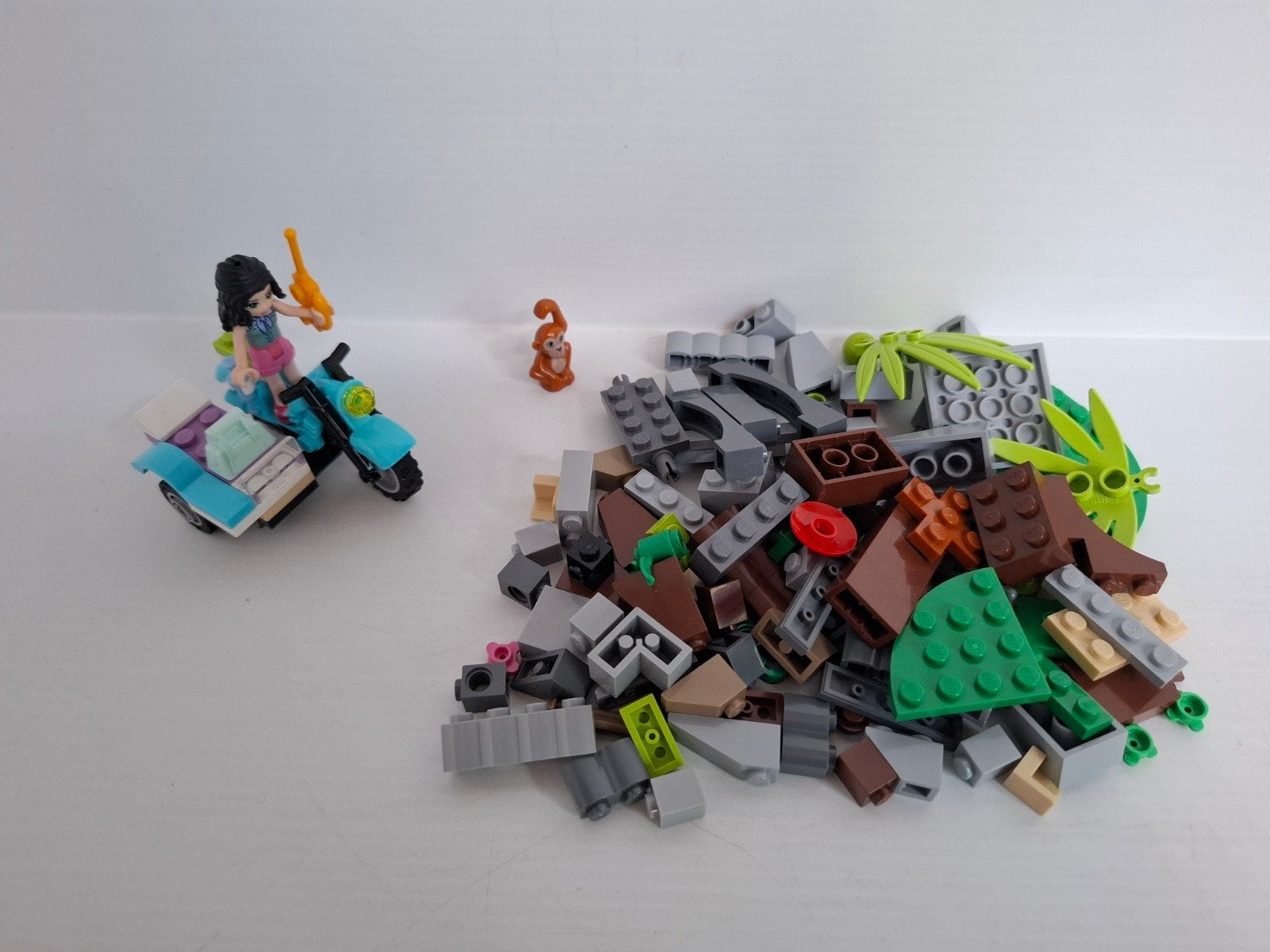 LEGO Friends 41032 Set de vélo de premiers secours dans la j, Enlèvement ou Envoi, Lego, Utilisé, Briques en vrac