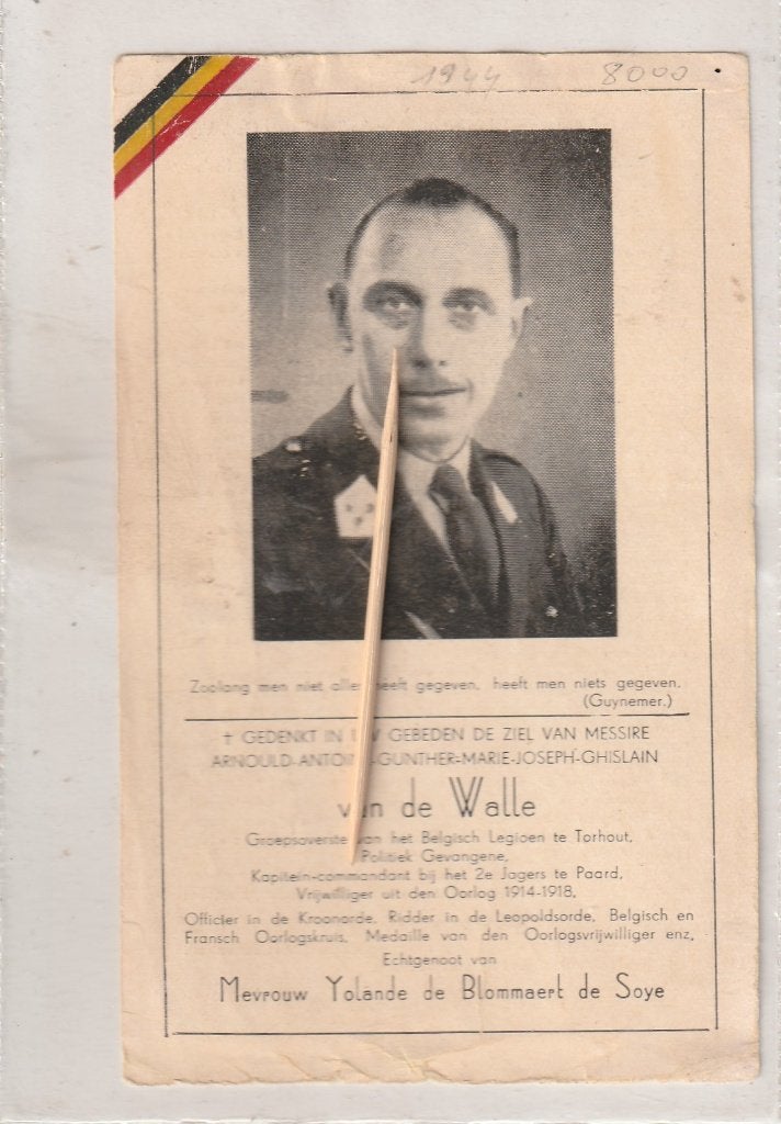 Oorlogsslachtoffer 1940-45 : Soldaat, Enlèvement ou Envoi