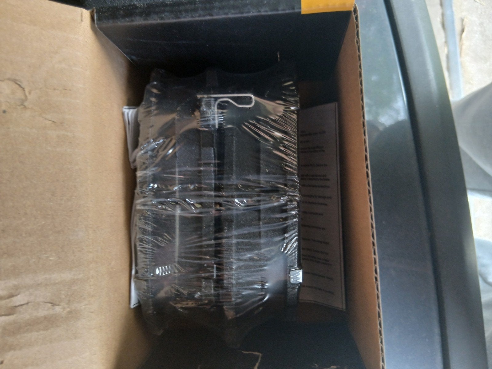 disques NEUF et plaquettes NEUF, Enlèvement