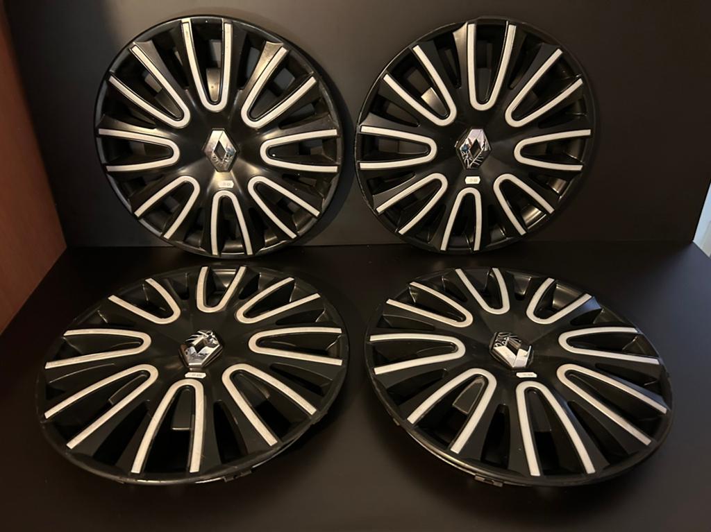 4 enjoliveurs d’origine Renault clio kangoo twingo 15", Autos : Divers, Enjoliveurs, Enlèvement ou Envoi, Utilisé