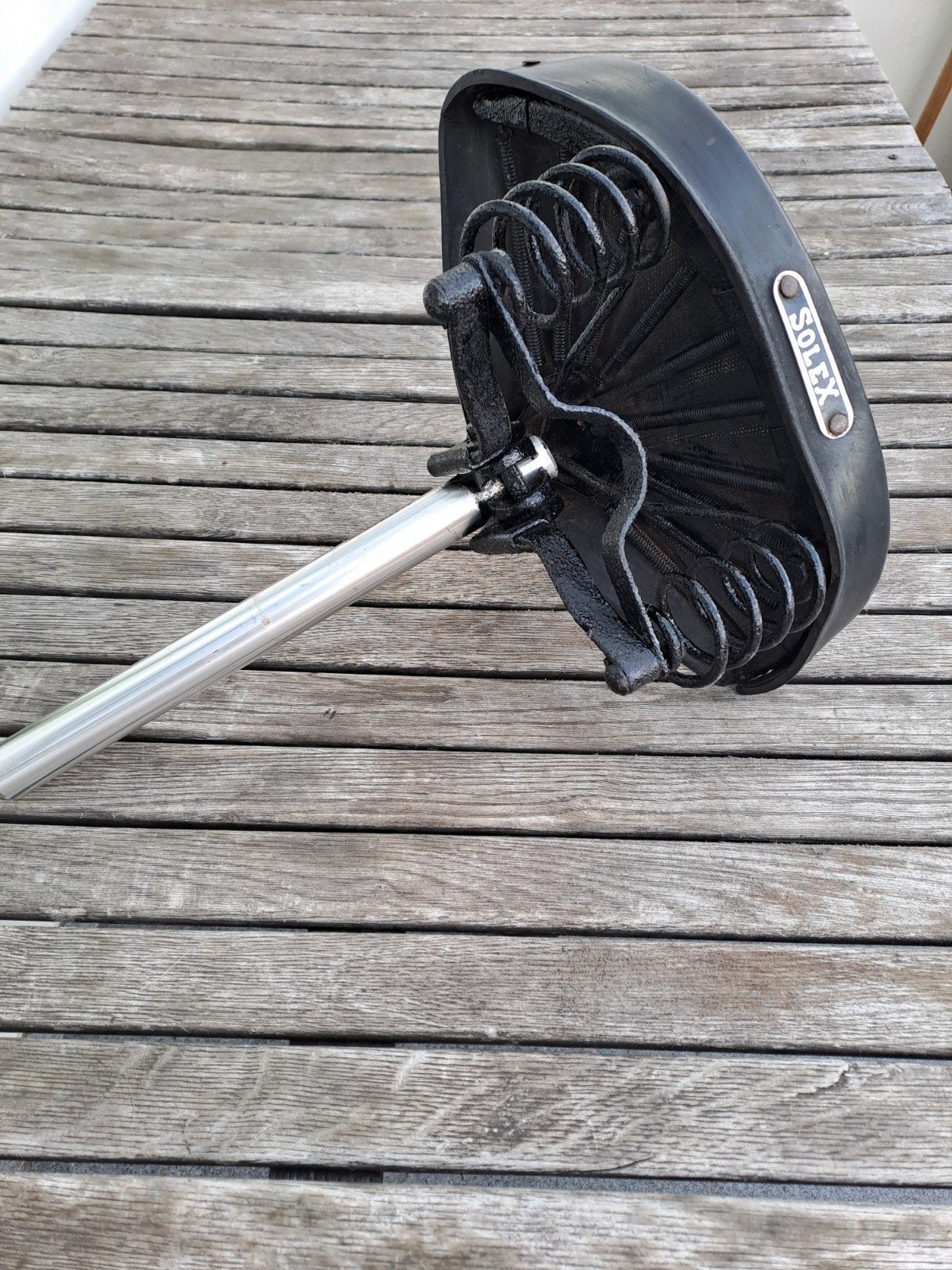 selle solex, Enlèvement