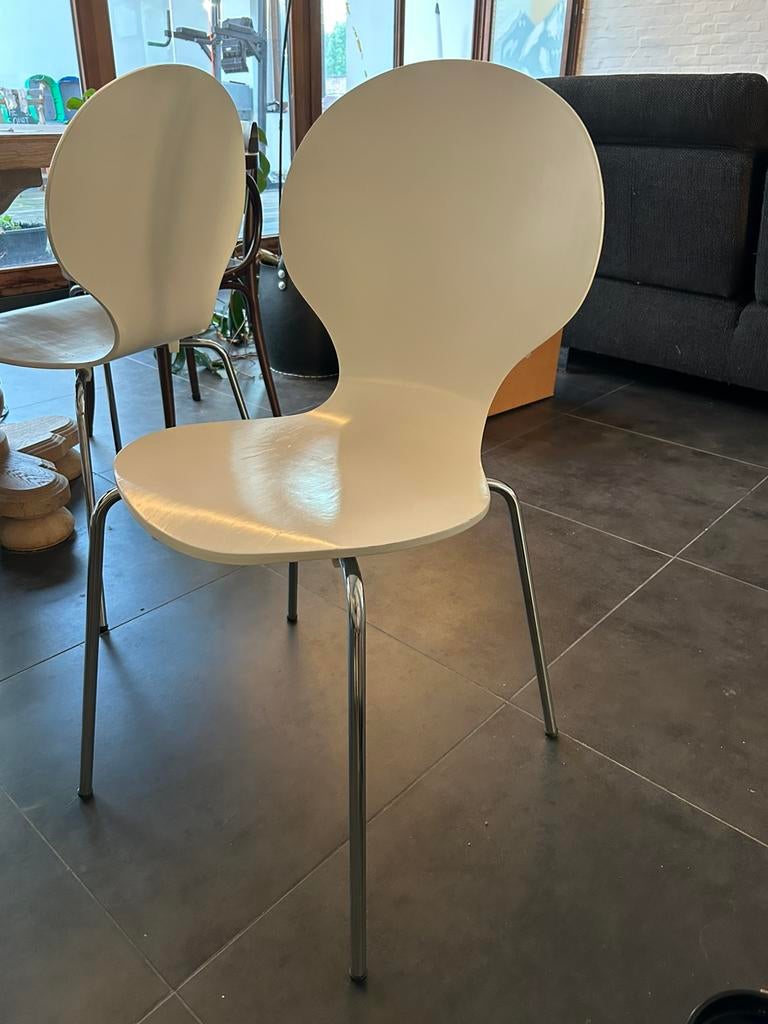 4x ikea stoelen, Enlèvement, Comme neuf
