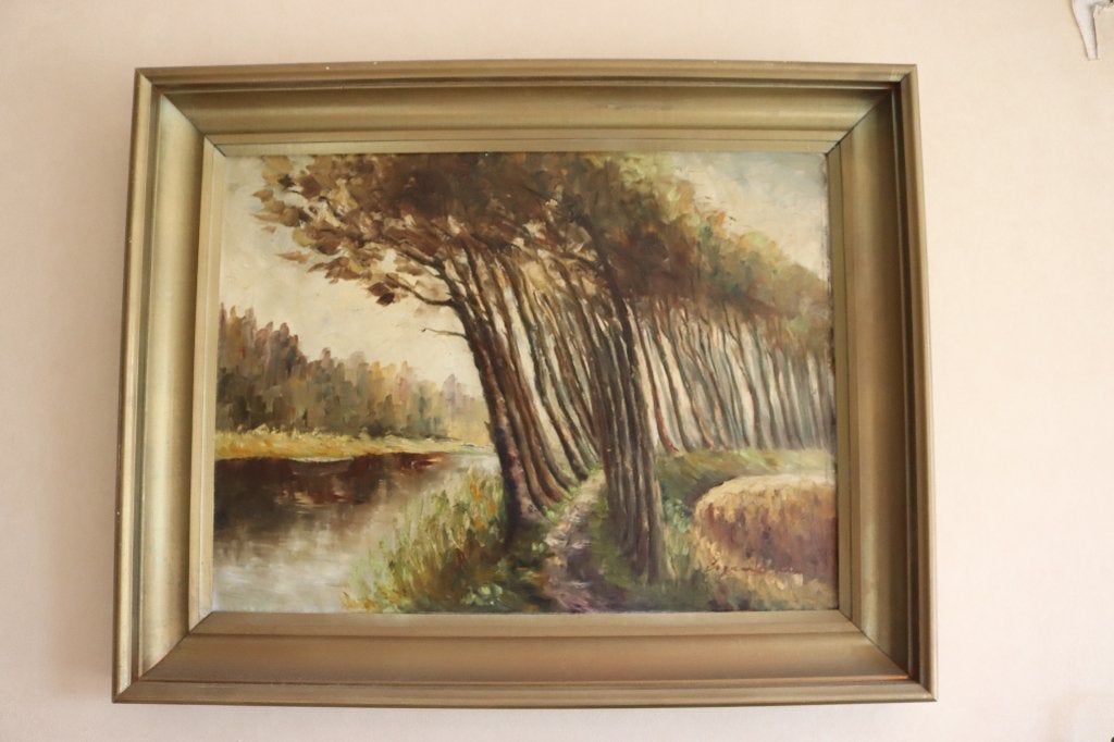 Olieverfschilderij Theo Bogaert 1, Enlèvement