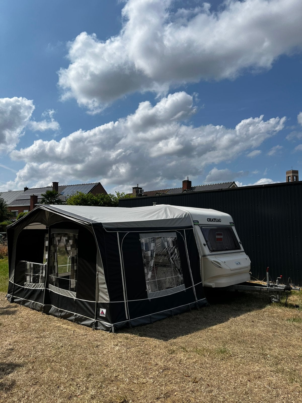 Caravan te koop met 2 tenten en luifel, Treinzit, Particulier, Luifel, Tot 4 meter