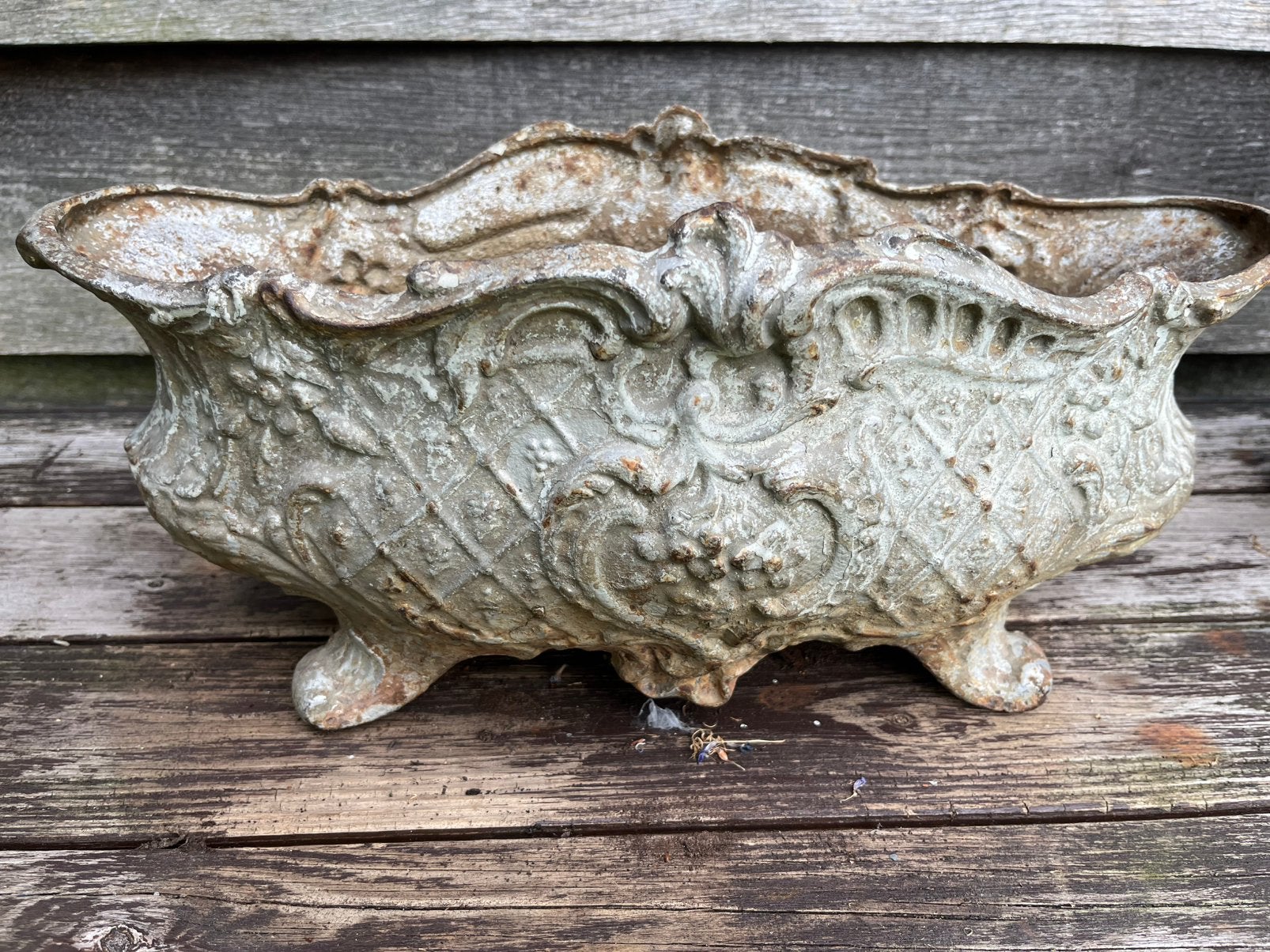 Gietijzeren jardiniere, Tuin en Terras, Ophalen, Zo goed als nieuw