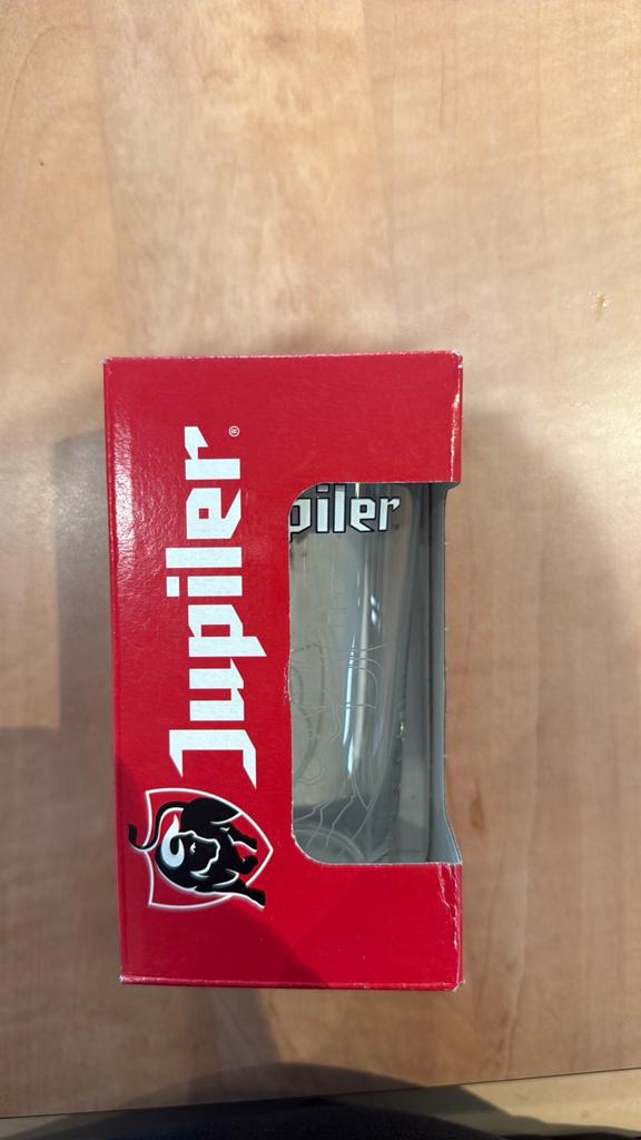 Vintage jupiler glas, Enlèvement, Comme neuf, Verre à bière