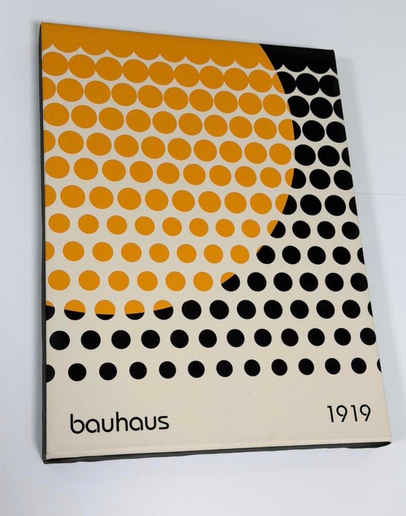 Peinture sur toile Bauhaus 1919 Décoration murale abstraite, Enlèvement ou Envoi